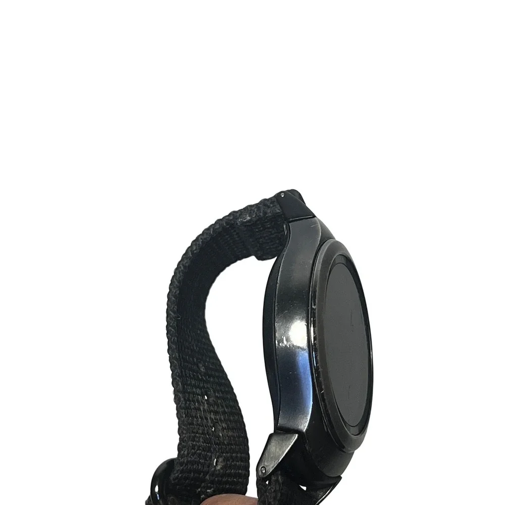 Samsung Gear S2 SM-R720 Smartwatch Black Stainless Steel Nylon Strap Wearable
